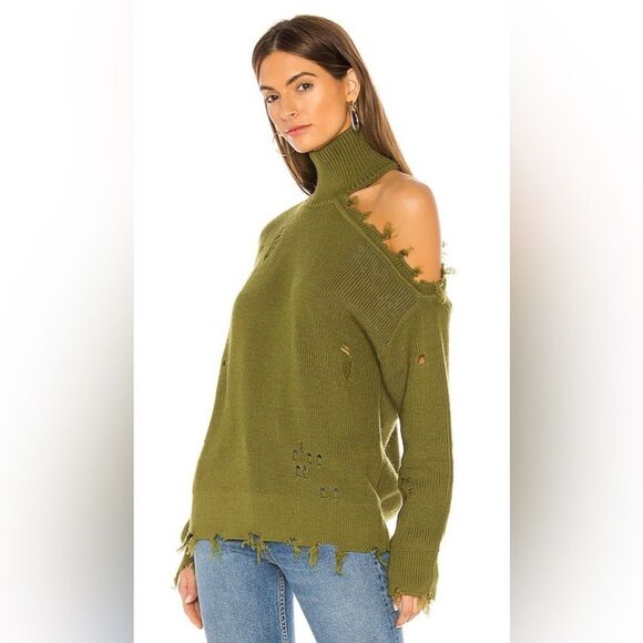Lovers + Friends Arlington Sweater - Olive Green Size XS $158 RETAIL - Picture 1 of 10